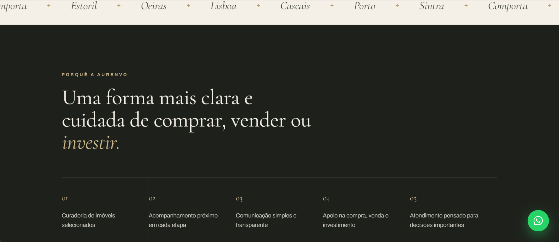 Aurenvo — ecrã 2