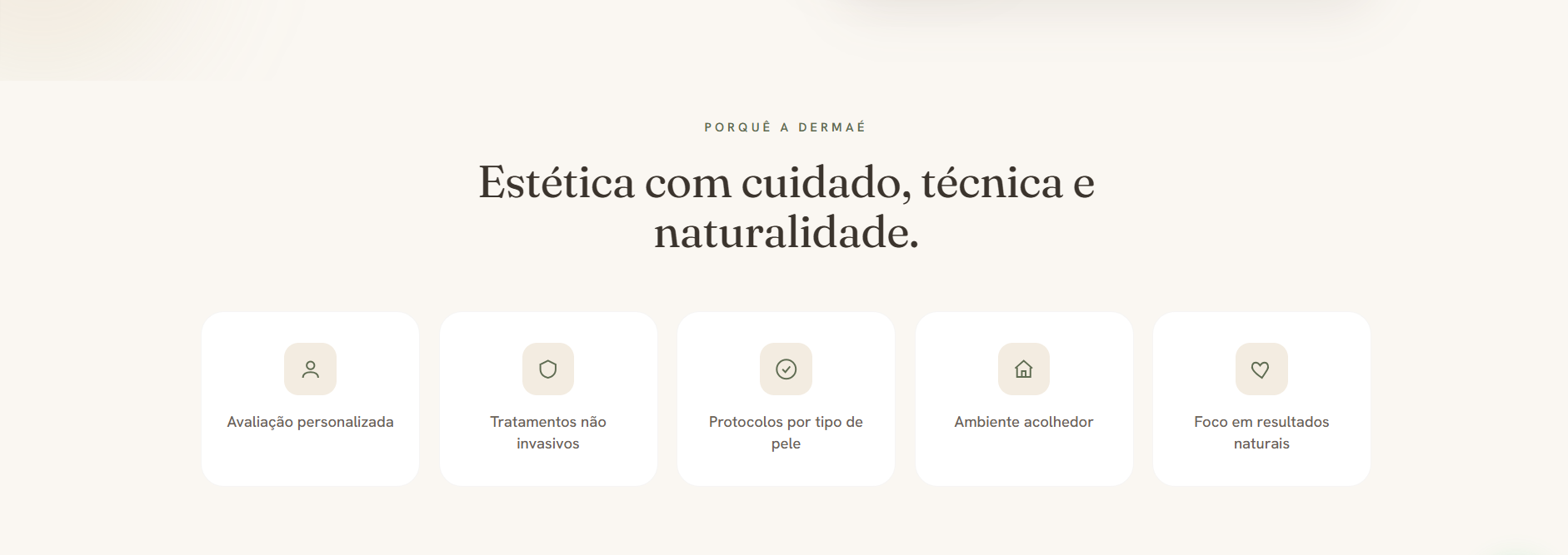 Dermae — ecrã 2