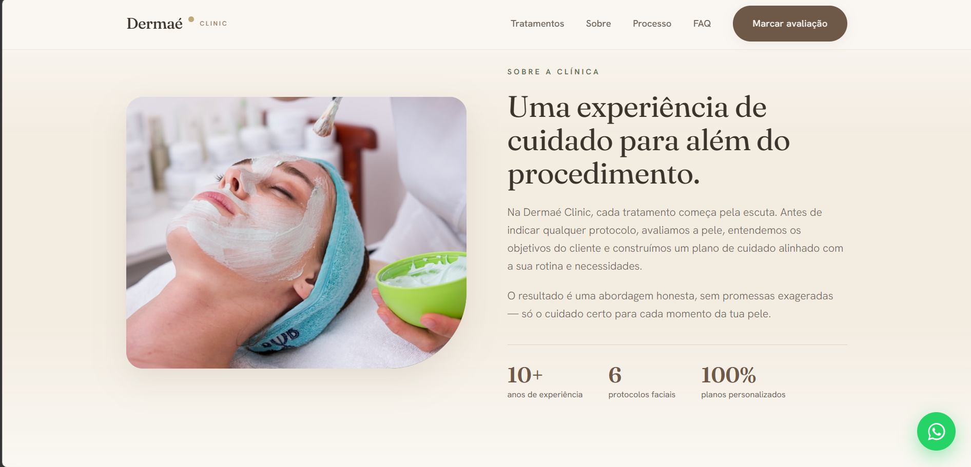 Dermae — ecrã 3
