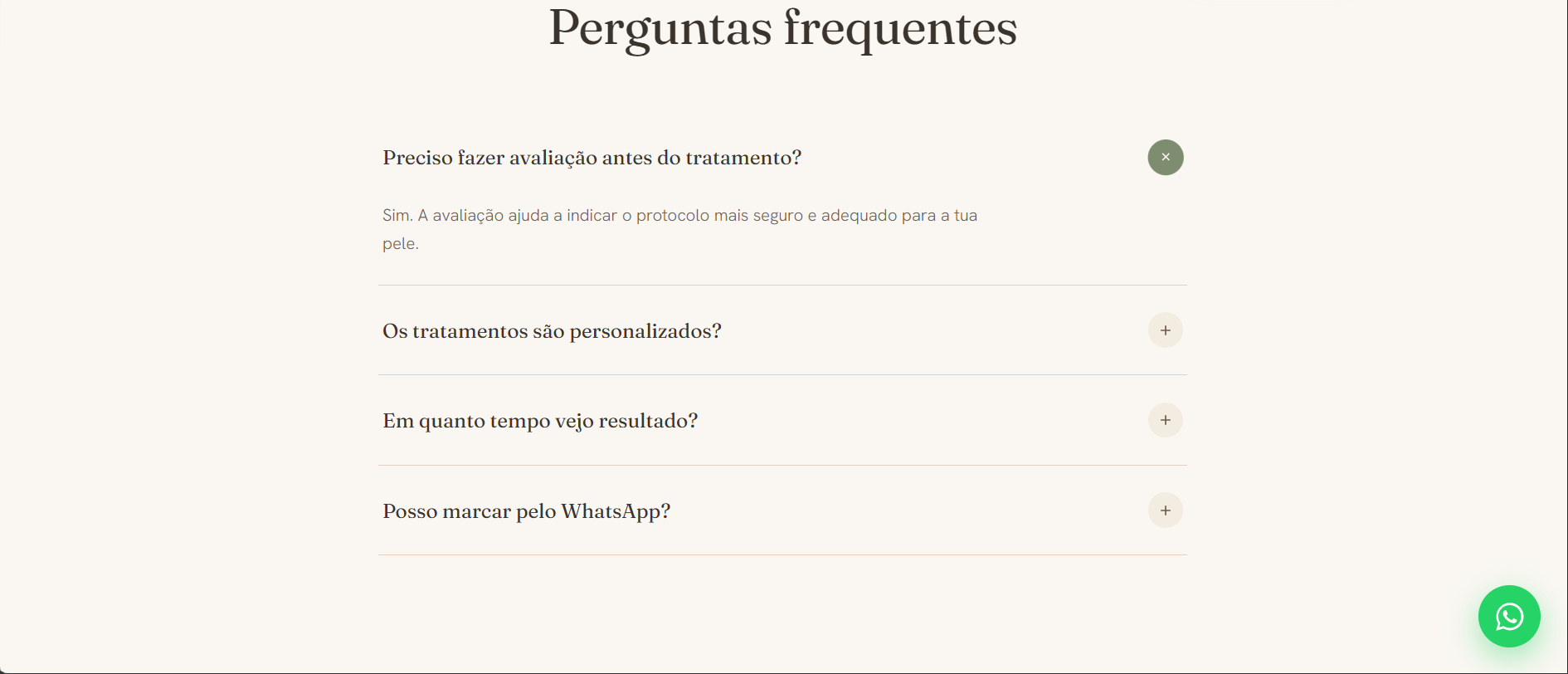 Dermae — ecrã 6