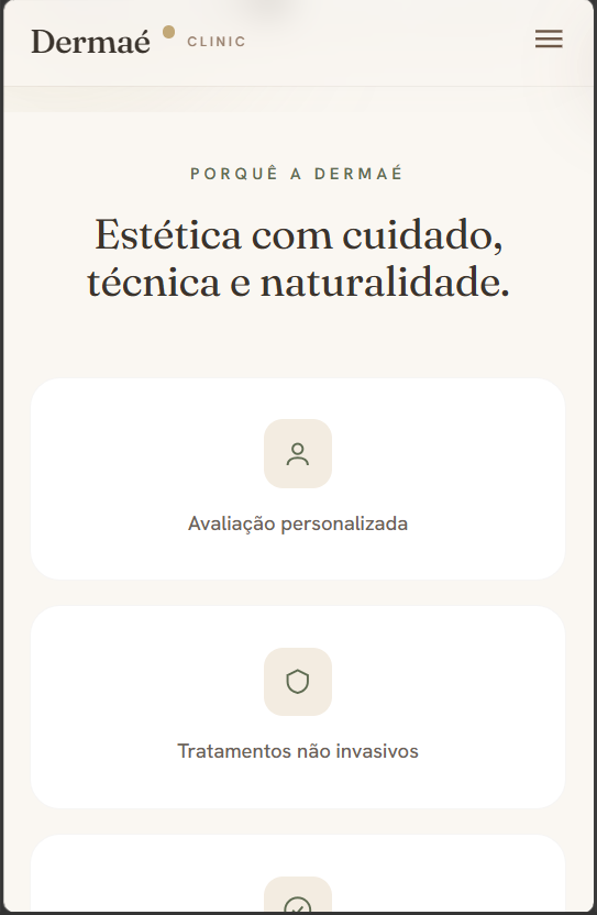 Dermae — mobile 2